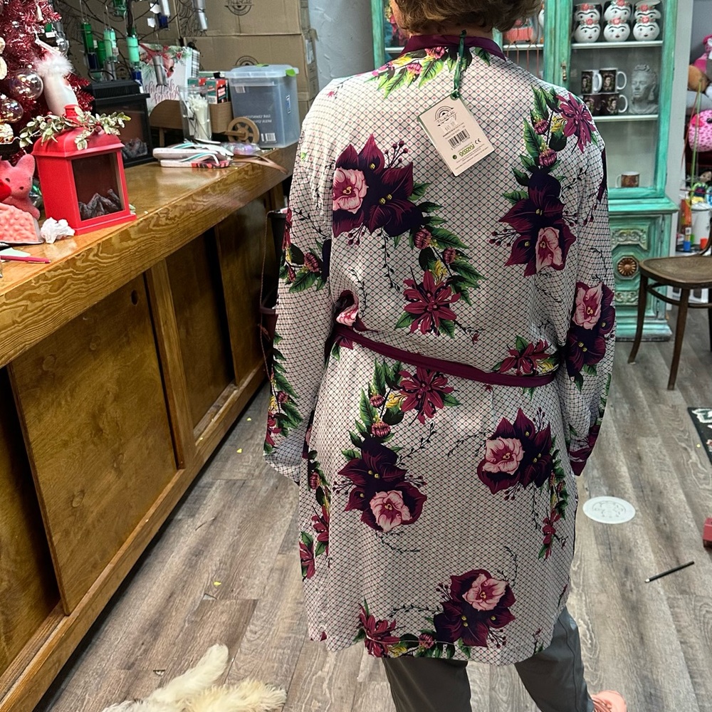 Satin Bath Robe - Picture 9 of 14